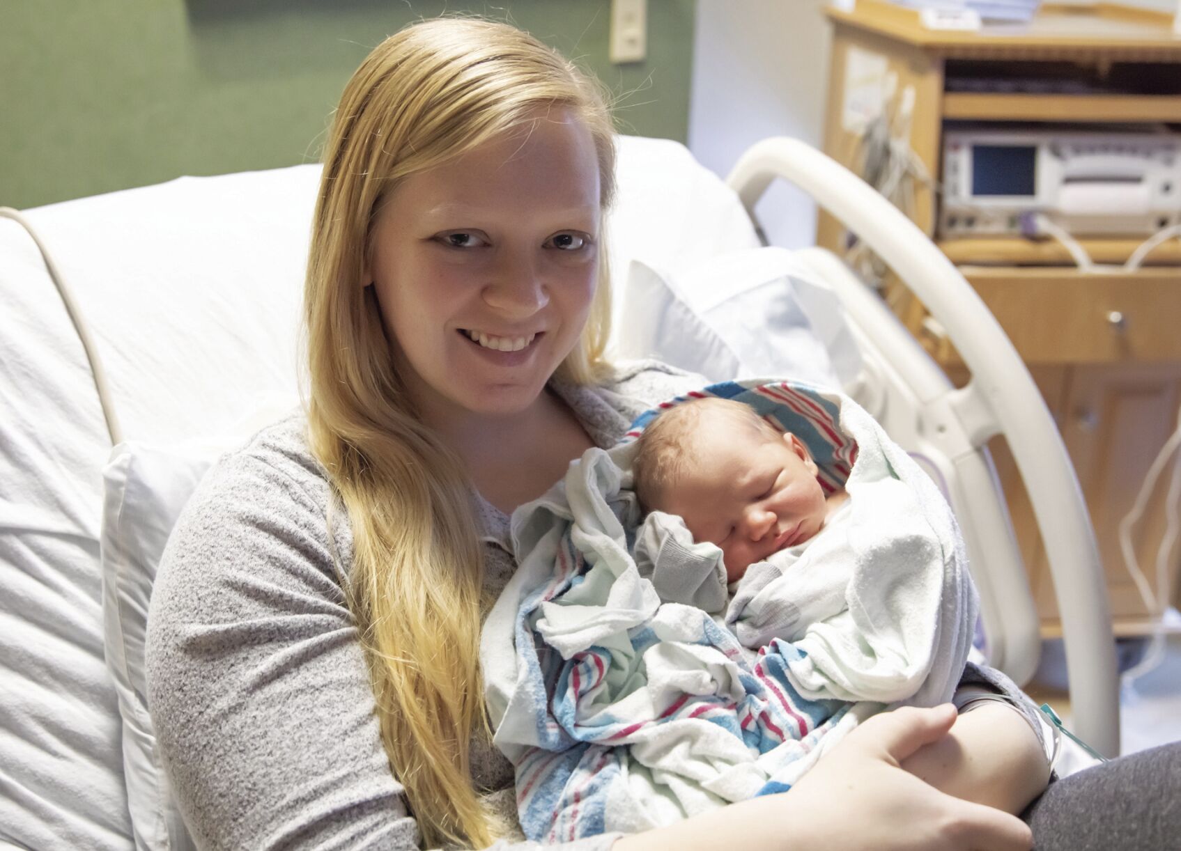 First baby of the new year: Levi Bastian